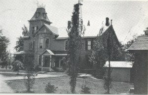 Known as "Elmwood" it was built by Edwin Parker and consisted of 285 acres.