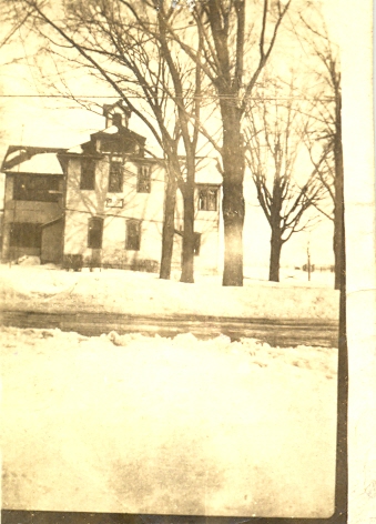 Old Elba High School located at what is now the park