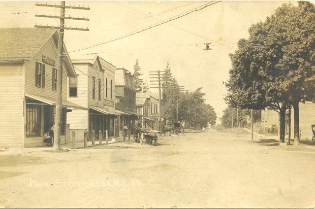 Looking up North Main St